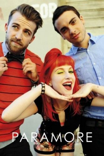 PARAMORE =POSTER= Hayley Williams band trio 60x90cm NEW  