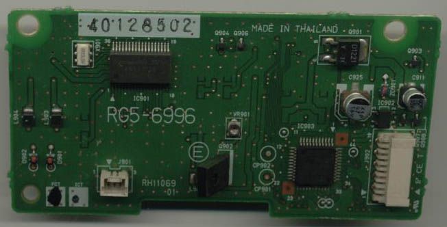 HP LJ 4100 MEMORY CARTRIDGE CONTROL BOARD PN RG5 6996  