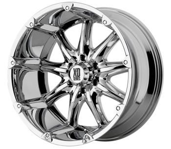 18x9 Chrome Wheels Rims XD XD779 6x5.5 Sierra 1500  