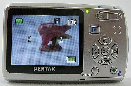 Pentax Optio E50 8.1 Megapixel Digital Camera silver 27075138599 