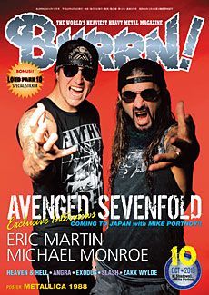 BURRN Magazine 10/10 AVENGED SEVENFOLD HEAVEN & HELL  