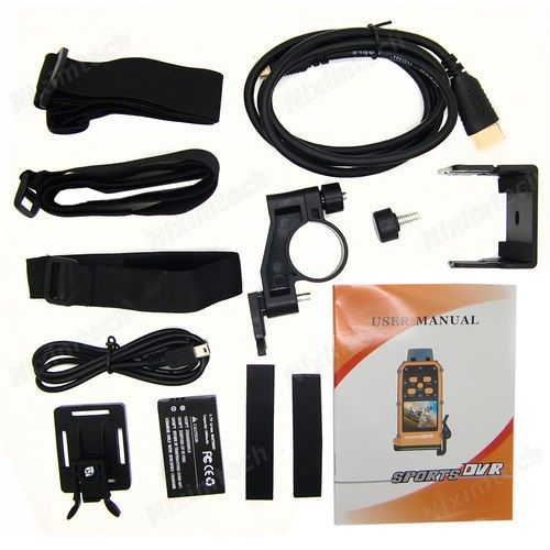 2012 New Full Hd 1080P waterproof sports dvr action helmet camera 