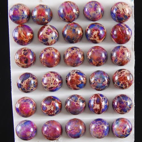 sea sediment jasper round cab cabochons 8 size approx 10x5 mm quantity 