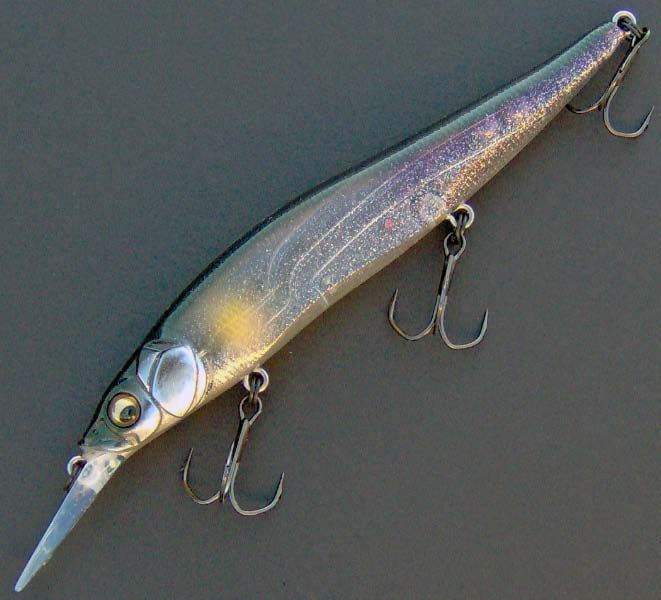 Megabass Vision 110 +1 ~ Deep Diving Jerkbait ~ No. 10 See through 