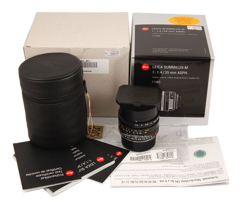   Summilux M 35mm f/1.4 ASPH 6bit Ver II 11663 1 year warranty 35/F1.4