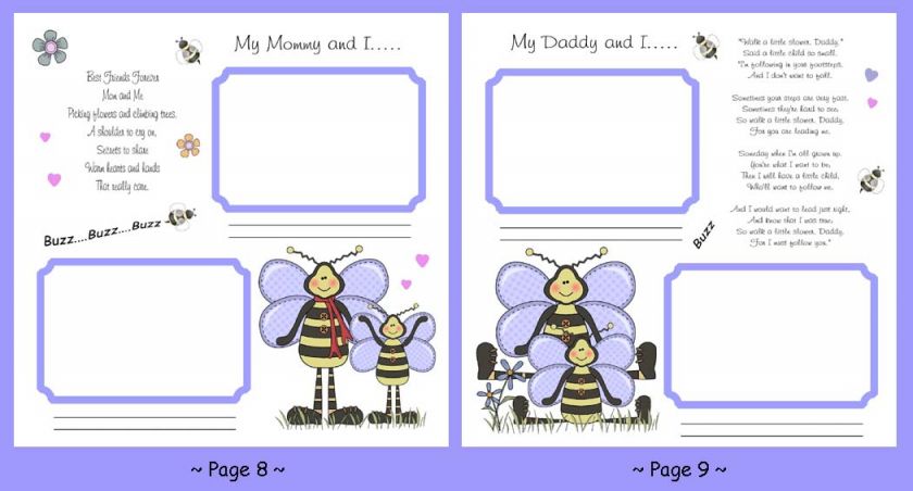 The word BuzzBuzz is 8 Long; & Beehive with Bee and Flowers is 