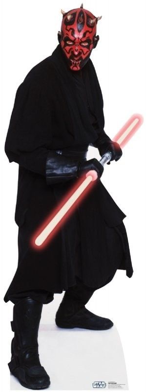   MAUL LIFESIZE CARDBOARD STANDUP STANDEE CUTOUT POSTER PROP 1213  