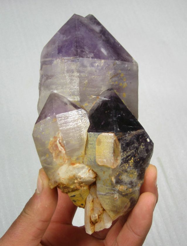 8lb AAA Rare natural purple crystal healing bone  