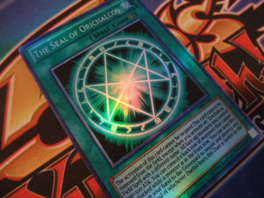 Custom Holographic Yugioh Orica The Seal of Orichalcos  