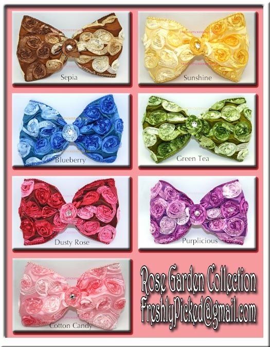   VARIEGATED Rosette Wired Ribbon 1 yrd 13 colors to choose from  