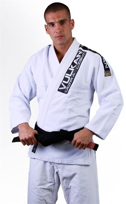 WHITE VULKAN ULTRA LIGHT JIU JITSU GI SIZE A1 bjj mma  