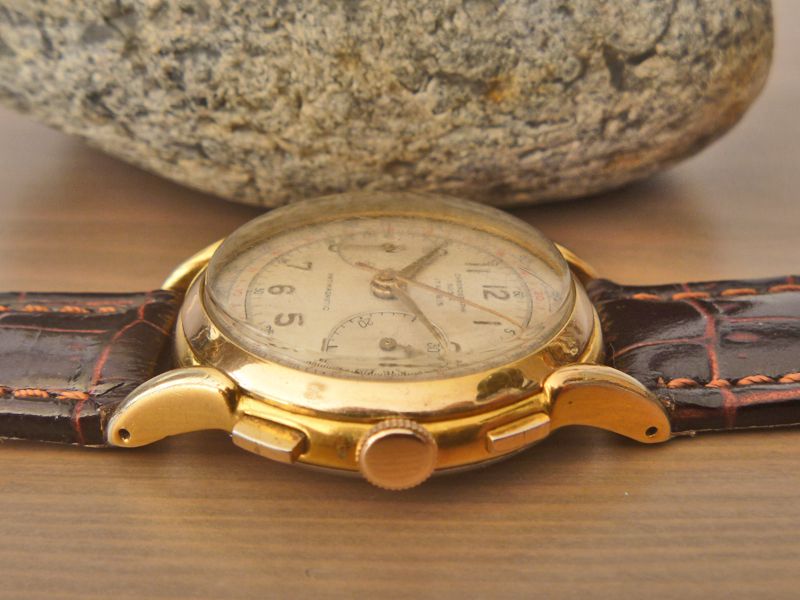   SUISSE Vintage Chronograph Watch HW Landeron Cal. 152; 39mm  