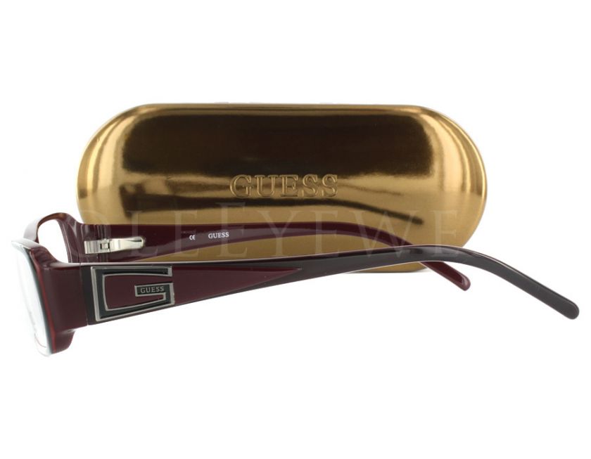 Guess GU 1561 BLKBU 54 14 135 Black Burgundy Eyeglasses  