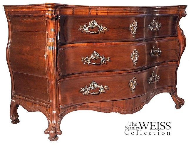 SWC A Large Mahogany Bombe Commode, Continental, c.1720  