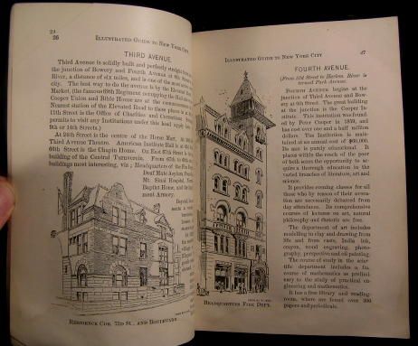   York City & Surroundings 1889 by Hobbs w/ large folio city map  