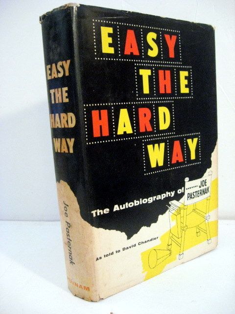 1956 JOE PASTERNAK AUTOBIOGRAPHY FILM PRODUCER SIGNED  