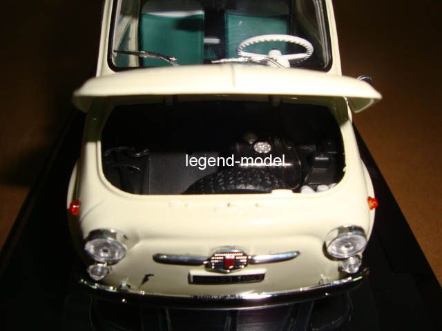 18 Norev Fiat 500 white color  