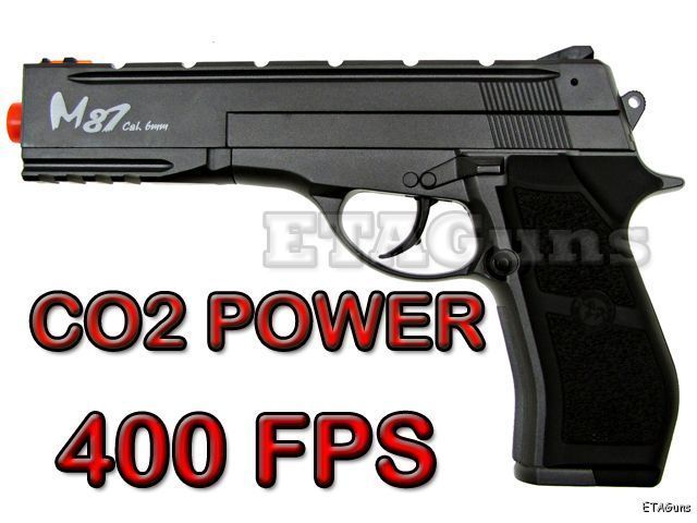   WinGun M87 RIS Airsoft CO2 Gas Metal Advance M9 Pistol 6mm Gun  