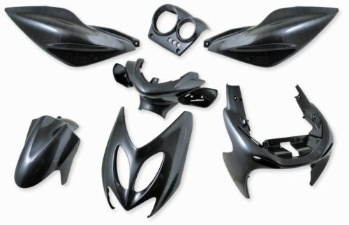 YAMAHA AEROX 7 PIECE BODY PANEL KIT CARBON LOOK  