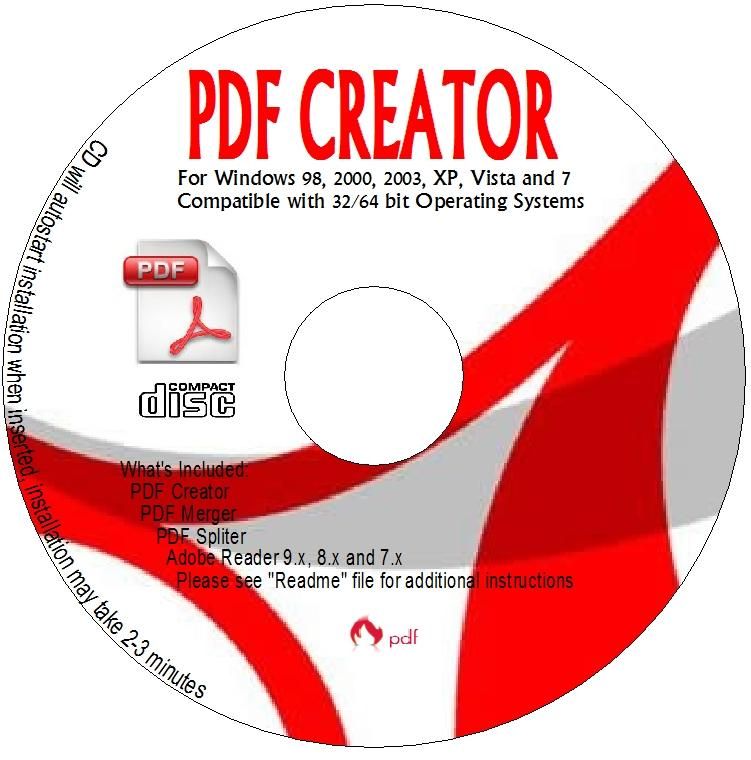 PDF CREATOR 2011 EDIT, CONVERT, MERGE SOFTWARE SUITE CD  