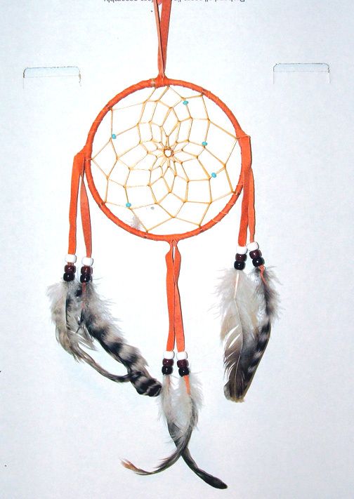 Dreamcatcher 5 Native American Indian Rusty Brown #632  