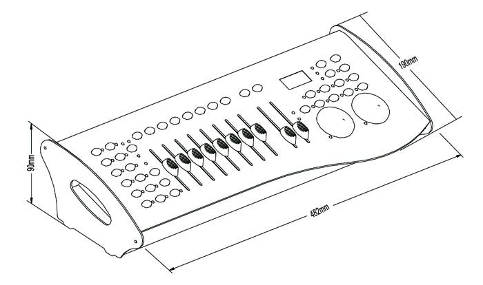 TE 240B DMX Controller American Stage DJ Controller  