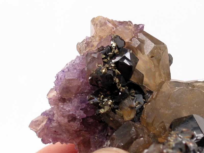 2067 Fluorite Calcite Sphalerite Denton Mine USA Illinois ex Kielbaso 