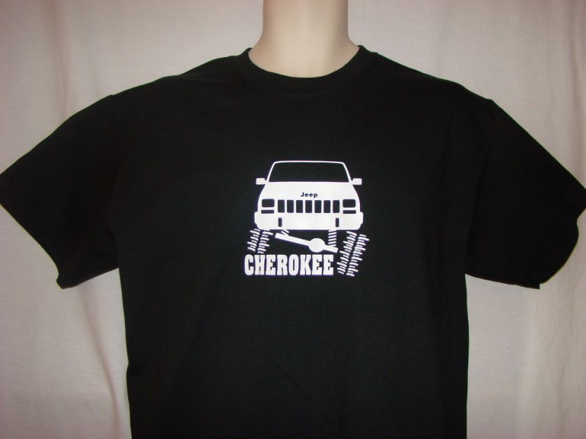 Jeep Cherokee XJ Sport_Flexing_ T Shirt Sizes_S   4 XL  