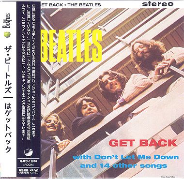 BEATLES GET BACK CD MINI LP OBI  