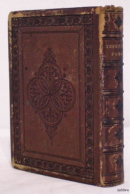 The Poetical Works of Alfred Tennyson ~ Leather ~ 1869 ~ Illustrated 