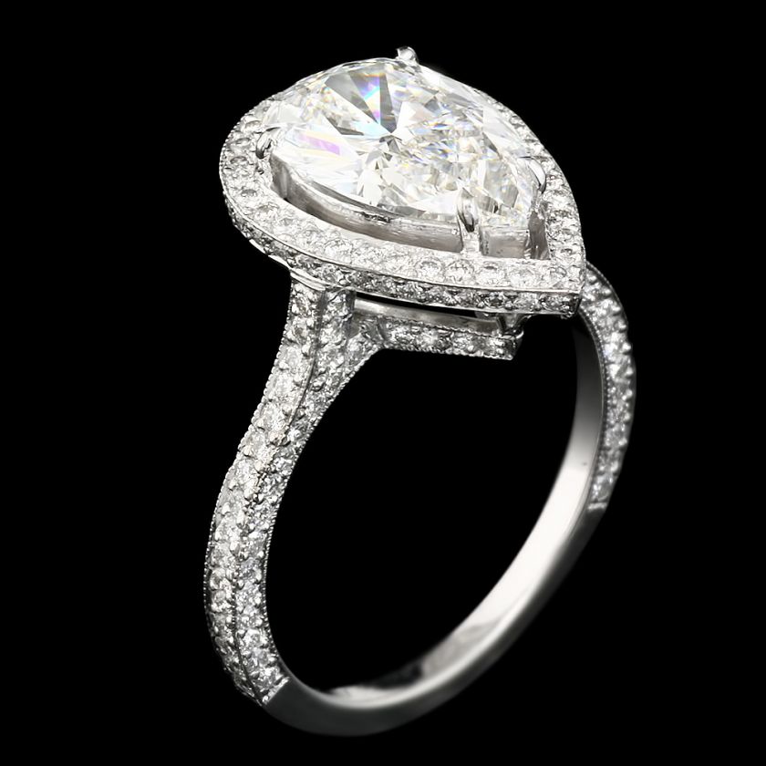 111,700.00 CERTIFIED SOLID PLATINUM 3.06CTW NATURAL F VS DIAMOND PAVE 