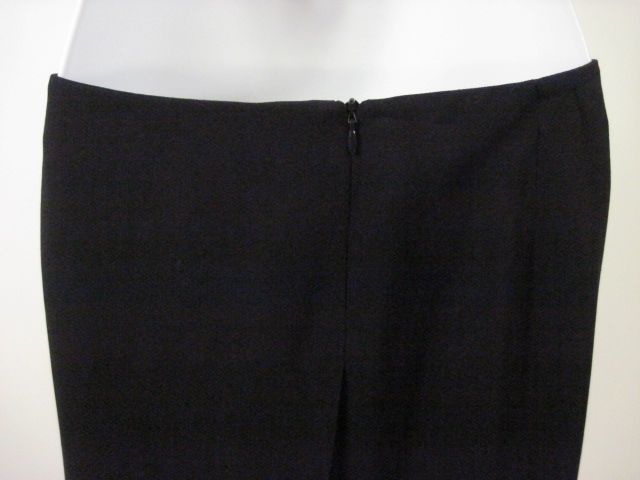 NWT GIORGIO ARMANI Navy Blue Wool Knee Length Skirt 40  