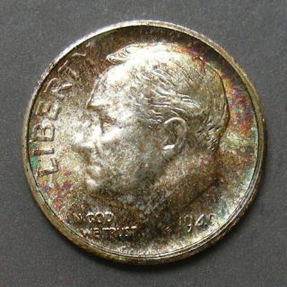 1949 S Roosevelt Dime   Gem BU, US Coin  