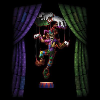 SHIRT   HI DEF ART   EVIL CLOWN   SM TO XL  