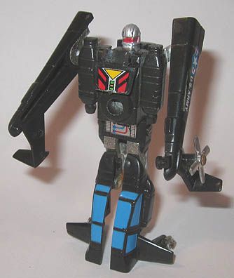 1984 Bandai GoBots GoBot Wrong Way Apache Helicopter  