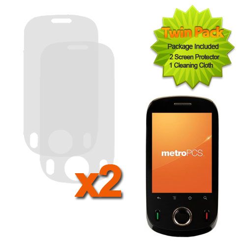 New 2x Clear LCD Screen Protector Guard For Huawei M835  