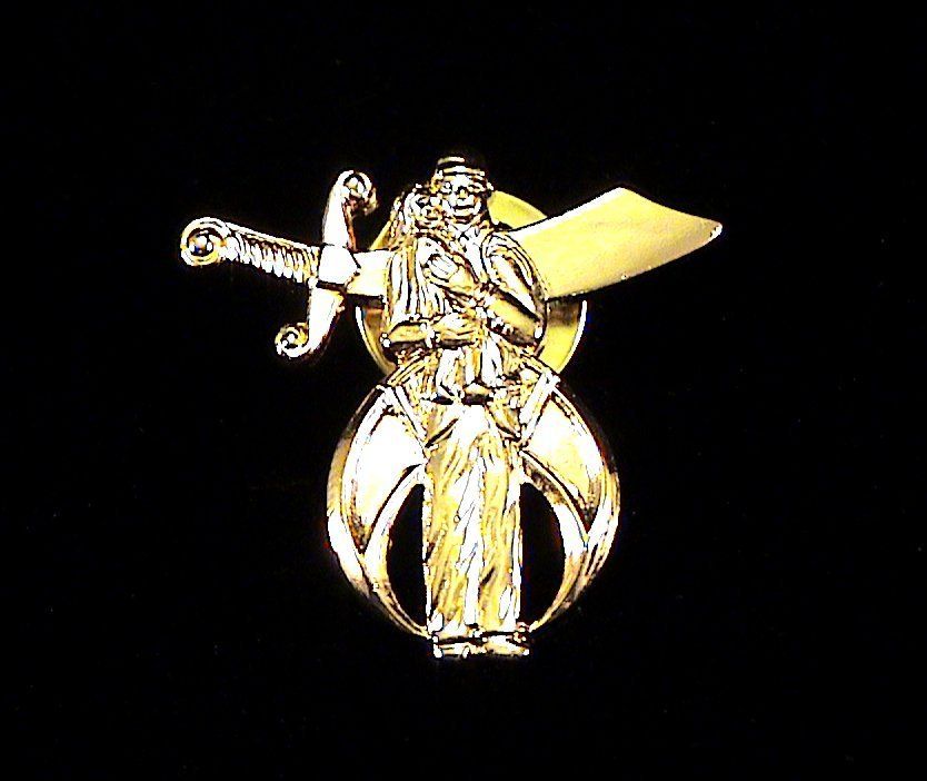 Shriners Editorial Without Words Masonic Lapel Pin  