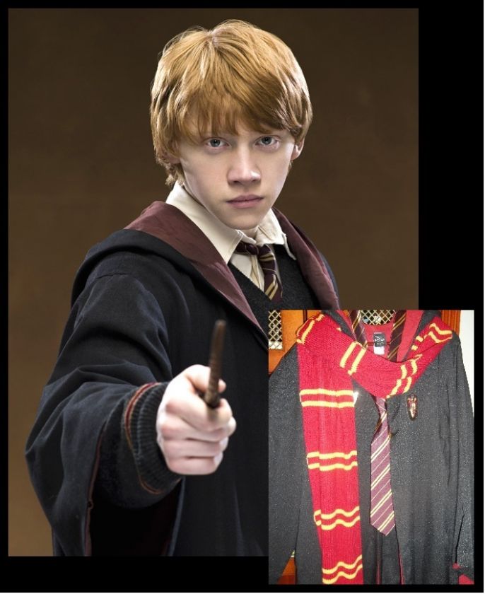 Wizarding World of Harry Potter RON WEASLEY COSTUME Halloween Movie 