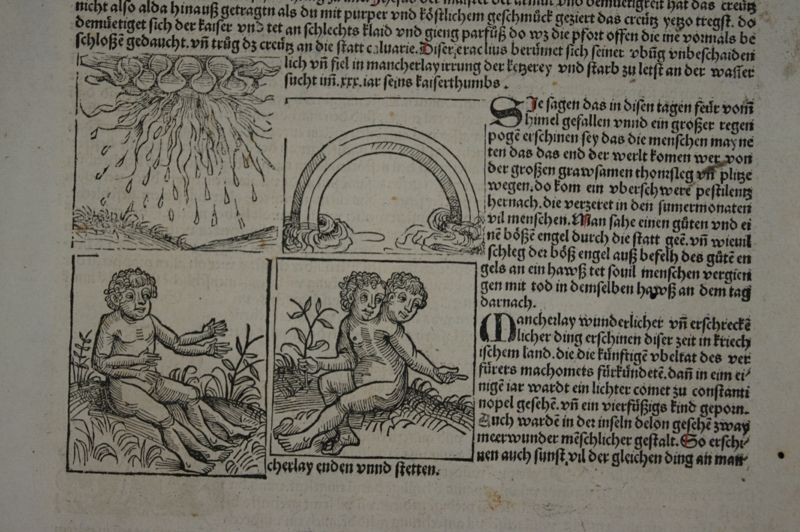 INKUNABLE BIBLE WOODCUTS MUHAMMAD WORLD CHRONICLE SCHEDEL 1493 AD 