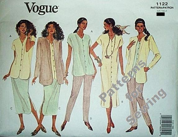 Pattern Vogue Woman Clothes Wardrobe Sz 18 22 NEW OOP  