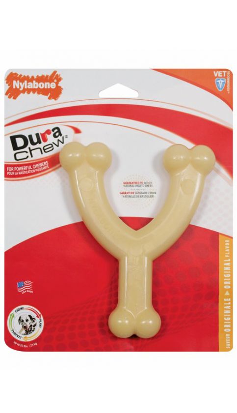 NYLABONE DURABLE WISHBONE Regular size   Nylon Dog  