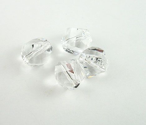   Swarovski Crystal Article 5020 Crystal Helix Beads 10mm 4pc