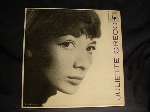 JULIETTE GRECO   self titled   COLUMBIA ML 5088 LP  