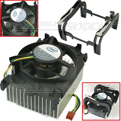 PC Intel Pentium Socket 478 CPU Cooler Fan Heatsink  