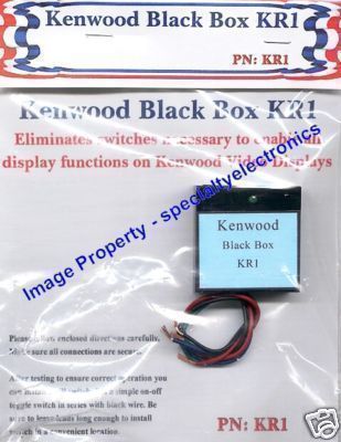 KENWOOD VIDEO BYPASS DDX8032 DDX812 DDX8220BT DNX 6160  