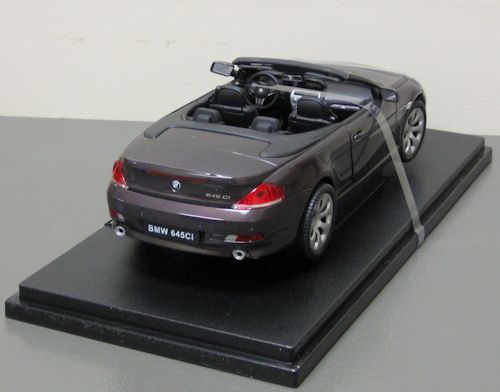 BMW 645 Ci Diecast Model Car   Welly   Brown 118  