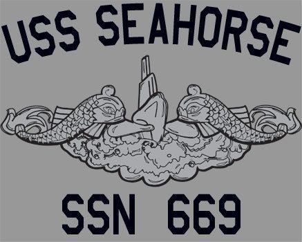 US Navy USS Seahorse SSN 669 Submarine T Shirt  