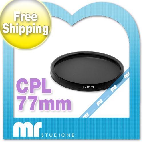 CPL Filter 77mm Circular Polarizer/Polarizing Filter #e  