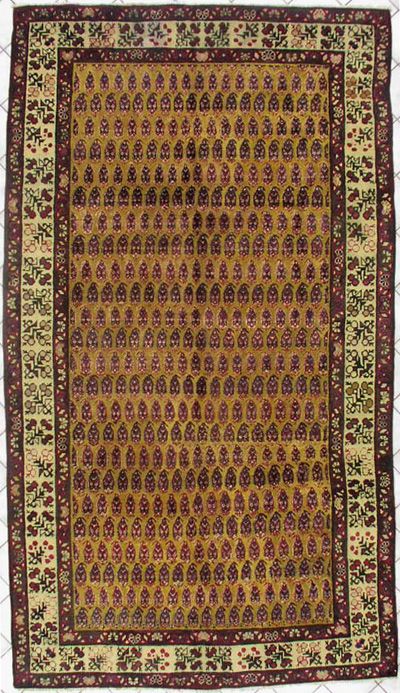 7x12 ANTIQUE 1920 AGRA ORIENTAL WOOL AREA RUG CARPET  