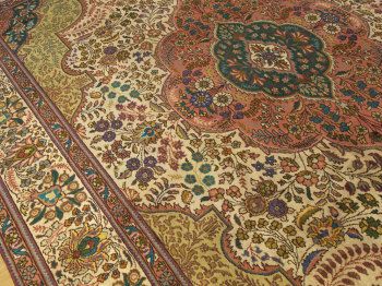 10x13 Handmade Carpet Antique Persian Tabriz Wool Rug  